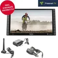 Produktbild: Xoro PTL 1450 V2 35,5 cm (14 Zoll) Tragbarer DVB-T/T2 Fernseher (freenet TV für Private Sender, 12-24V Kfz-Ladegerät, eingebauter Akku, HDMI IN, ... - Schwarz