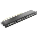 Produktbild: deleyCON CAT 6 Patchpanel Verteilerfeld 24 Port - Desktop 19