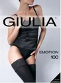 Produktbild: Giulia Emotion 100  Halterlose Strümpfe Blickdicht Größe XS/S  Farbe Schwarz