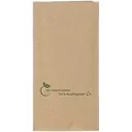 Produktbild: 2000 Bio Servietten Recycling Tissue braun 33x33cm 1/8 Falz mit Bio Aufdruck