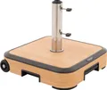Produktbild: doppler Trolley Sockel AluWood 50 kg, Beton / Aluminium Holzoptik