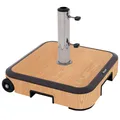Produktbild: Doppler Schirmständer 'Alu Wood Trolley' Sockel, ca. 50 kg