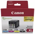 Produktbild: Canon Canon PGI-2500XL Tintenpatronen Multipack für Drucke. Nachfülltinte (für Canon, x, Vierfarbige Tintenpatronen)