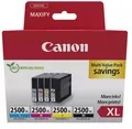 Produktbild: Canon 4 Druckerpatronen Tinte PGI-2500 XL BK / C / M / Y Multi Value Pack Tintenpatrone
