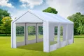 Produktbild: Partyzelt 3x6 Weiß PVC Festzelt Pavillon wasserdicht Profi-Qualität Classic