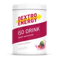 Produktbild: Dextro Energy Iso Drink Elektrolyte Sport Getränkepulver, Red Berry, Mit Natrium, Magnesium, Kalium, Chlorid, für schnelle Energie, 440g