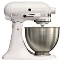 Produktbild: KitchenAid Classic Küchenmaschine K45 - weiß - 4,3L - Silber/Weiß