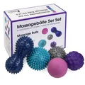 Produktbild: 5er Igelball Set / Massageball hart & weich / Noppenball Massage Ball Fußmassage