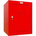Produktbild: Phoenix Stahl Schließfach 1 Tür Schlüsselschloss 400 x 400 x 520 mm Rot