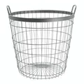 Produktbild: Kartoffelkorb Erntekorb Metall Korb Draht Groß Eisenkorb 45 x 45 x 42 cm Ca. 56L