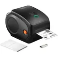 Produktbild: Vevor Thermo-etikettendrucker 300dpi Edikettendruckgerät  Labeldrucker 3600 Etiketten Pro Stunde Versandetiketten Drucker Bluetooth/usb Automatische Etikettenerkennung Windows Mac Os Linux Chromebook