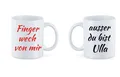 Produktbild: Tasse mit  personalisierten Namen Spruch Finger wech  Kaffeetasse Tee Tasse Neu