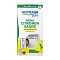 Produktbild: Brauns-Heitmann GmbH & Co. KG Heitmann pure Reine Citronensäure, Reine Citronensäure zum lebensmittelsauberen Entkalken von Haushaltsmaschinen, 350 g - Packung 1008223