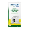 Produktbild: HEITMANN pure Reine Citronensäure | Vielseitiger Bio-Entkalker für Küche & Bad | Leistungsstarkes Pulver zur Kalkentfernung | Lebensmittelsauber & 100% reine Citronensäure | 350 g