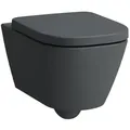 Produktbild: Laufen Meda Wand-WC H8201107580001 36x54cm, spülrandlos, graphit matt