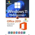 Microsoft Windows 11 Professional + Microsoft Office 2019 Standard Lizenz für 3 PC