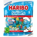Produktbild: Haribo Schlümpfe Fruchtgummi mit Himbeer und Erdbeergeschmack 175g