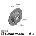 Produktbild: 2x Zimmermann 150.1274.20 Bremsscheibe für BMW 3 E30