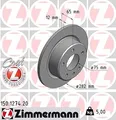 Produktbild: 2x ZIMMERMANN Bremsscheibe Hinterachse für BMW