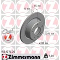 Produktbild: 2x ZIMMERMANN Bremsscheibe 150.1274.20