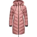Produktbild: Marikoo Wintermantel Armasa modischer Damen Winter Steppmantel mit Kapuze rosa XXL (44)