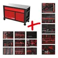 Produktbild: KS Tools Performanceplus Werkstattwagen-Satz P45 mit 950 Werkzeugen für 13 Schubladen