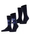 Produktbild: Burlington Herren Socken Everyday Mix Multipack M So Baumwolle gemustert 2 Paar, Blau Marine 6121, 40-46