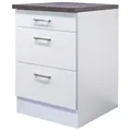 Produktbild: Schubkastenunterschrank Lucca Weiß ca. 60x84,9x60cm