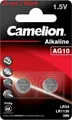 Produktbild: 20 mal Camelion Knopfzellen AG10 Alkaline 2 Stück im Set (gesamt 40) - (R-156)