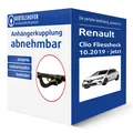 Produktbild: Oris Anhängerkupplung abnehmbar für RENAULT Clio Fliessheck V Typ B7 AHK
