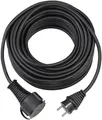 Produktbild: Qualitäts-Gummi-Verlängerungskabel 1161450 IP44 10m schwarz H05RR-F 3G1,5
