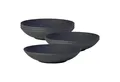 Produktbild: Villeroy & Boch Schale Manufacture Rock Schale flach ø 23,5 cm 6er Set, Porzellan, (6 Schalen, 6-tlg)
