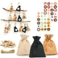Produktbild: DIY Adventskalender zum Befüllen - 24 Geschenk Säckchen - Komplettes Bastelset