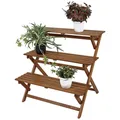 Produktbild: GARDEN PLEASURE Pflanzentreppe, eukalyptusholz, hellbraun - bunt