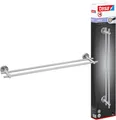 Produktbild: tesa Moon Doppel-Handtuchstange, verchromt - Badetuchhalter mit 2 Stangen - zur
