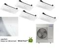 Produktbild: SAMSUNG Wind-free 1-Weg-Kassette 2x2,5 + 3x3,5kW Klimaanlage Wärmepumpe Klimager