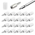Produktbild: 20 Stück Regalbodenträger,Regalboden Bodenträger Einlegeboden Halter Schrauben 7.5mm,Schrank Regalbrett Halterung Glasbodenträger Stifte,Regalbodenhalter Regalstifte Fachbodenträger mit Cover