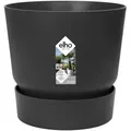 Produktbild: Elho Blumentopf Greenville Rund 18 cm Living Schwarz