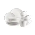 Produktbild: Mäser Kaffeeservice, Porzellan Felise Weiß / Schwarz