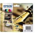 Produktbild: Epson 16XL Original Druckerpatronen Multipack Schwarz Cyan Magenta Gelb T1636