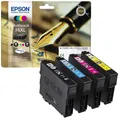 Produktbild: 4 Original XL Epson Tintenpatronen 16-XL Multipack WorkForce Füller-Serie T1636