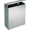 Produktbild: Wandmülleimer Simex Hygienic Edelstahl satiniert 5 L zur Wandmontage im Innenbereich, mit Deckel 07033