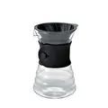 Produktbild: Hario VDD-02B VD 700 ml V60 Drip Dekanter Pourover Coffee Brewer Server für 2–3 Tassen,,Transparent