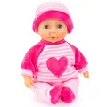 Produktbild: Bayer Design 92802AS My First Baby 28cm, Babypuppe, Weichkörperpuppe mit Schlafaugen, sehr handlich, niedliches Outfit, rosa
