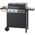 Produktbild: Dema - Gasgrill Texas, 4 Flammen X Grill Brenner, 3 Grillroste 59x35, Mit Ablagen