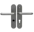 Produktbild: Edelstahl Wohnungstür Schutzbeschlag 1586 U-Form WE-72mm ES1 Dr/Dr Türdrücker
