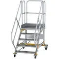 Produktbild: MUNK Plattformtreppe fahrbar 45° Stufenbreite 800mm 5 Stufen