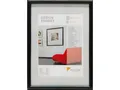 Produktbild: Kunststoff Bilderrahmen Design Frames schwarz, 60 x 80 cm