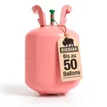Produktbild: BigDean Helium Helium Balloon Gas für bis zu 50 Luftballons – Helium Gasflasche XXL, Ballongas, Leichte Anwendung, Spaß für Groß & Klein