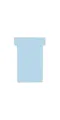 Produktbild: FRANKEN T-Karte 48 x 84 mm (B x H) 170g/m² 100 % Altpapier hellblau 100 St./P...